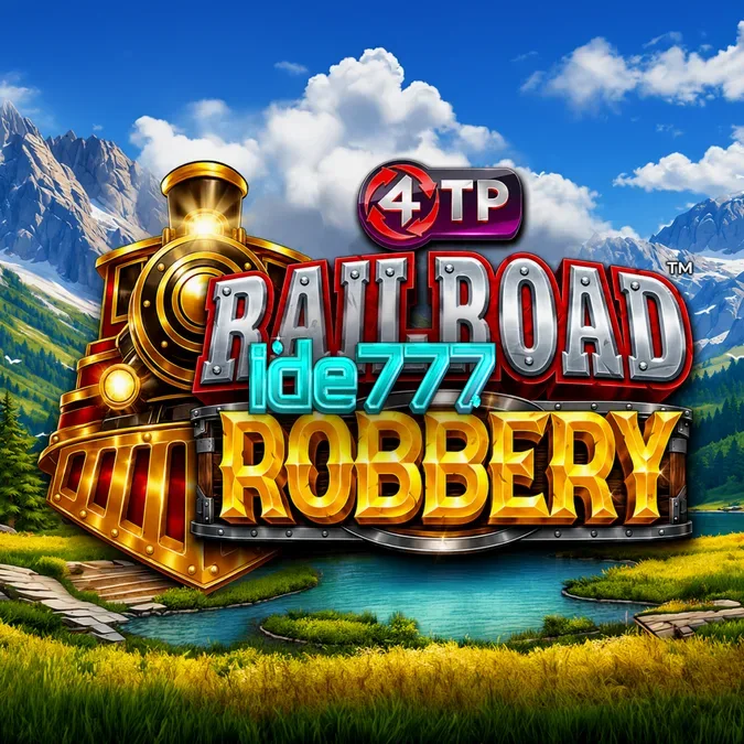 Tampilan visual slot Railroad Robbery dengan tema perampokan kereta api